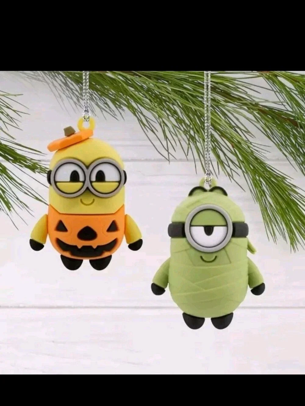 Hallmark Minions Mystery Halloween Ornaments, Set of 2